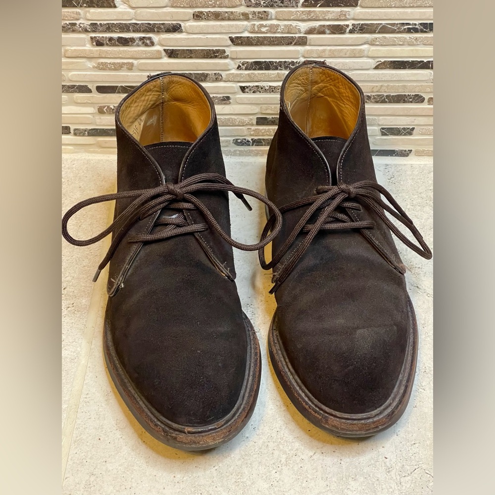 Joseph Cheaney “Harvey” Chukka Boots Brown Suede 7.5 (UK 6.5) Orig. $525
